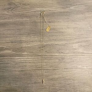 Gold Initial “I” Necklace